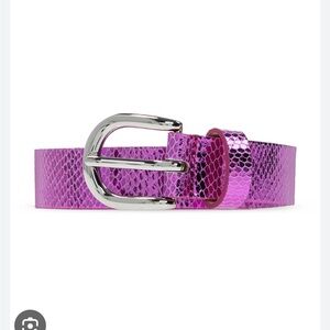 NEW NWT ISABEL MARANT Pink fuchsia leather belt size 70